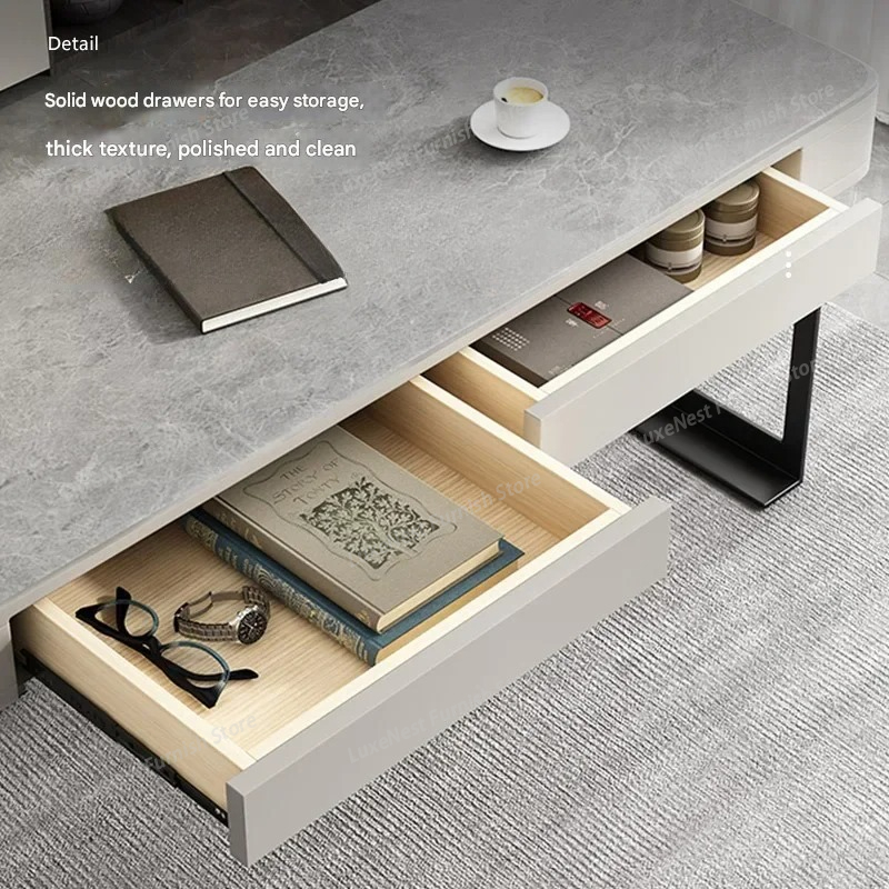 Women Storage Wood Office Desk - Home Office Trabajo avis et prix