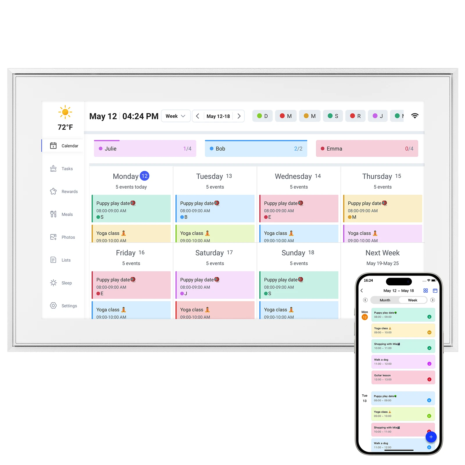 Home Smart Digital Calendar wi - Home Office Google avis et prix