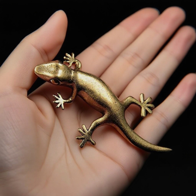 Handmade Bronze Retro Gecko Li - Home Office Gadgets avis et prix
