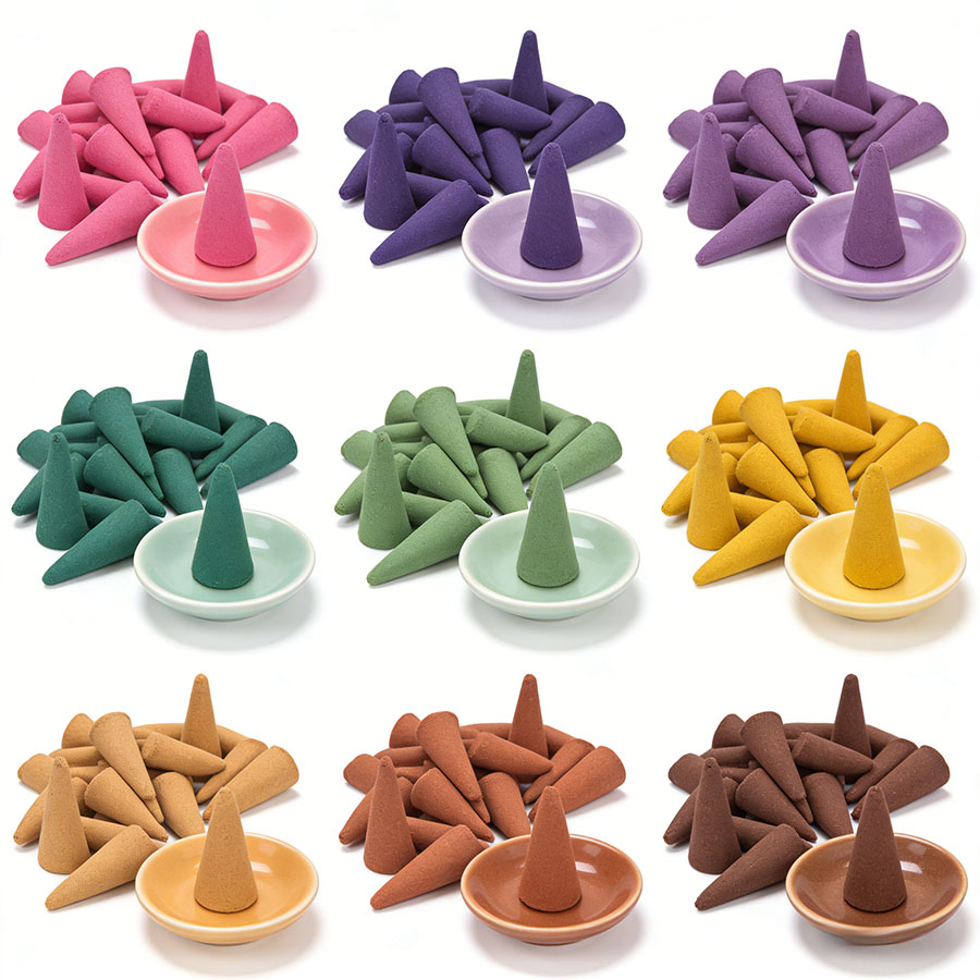 mixed tower incense cones and  - Home Office Yoga Room avis et prix