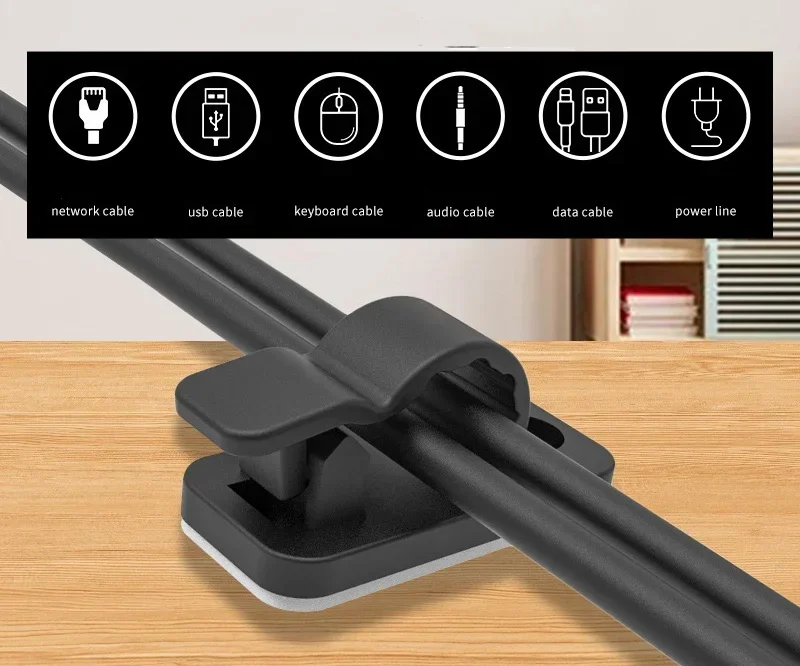 USB Cable Organizer Clips Wire - Cable Management Box avis et prix