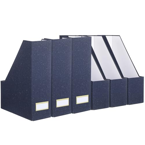 Six Blue Foldable Cardboard Ma - Home Office And Library avis et prix