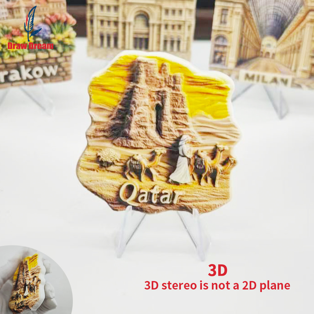 1Pc Qatar Refrigerator Magnet  - Home Office Qatar Travel avis et prix
