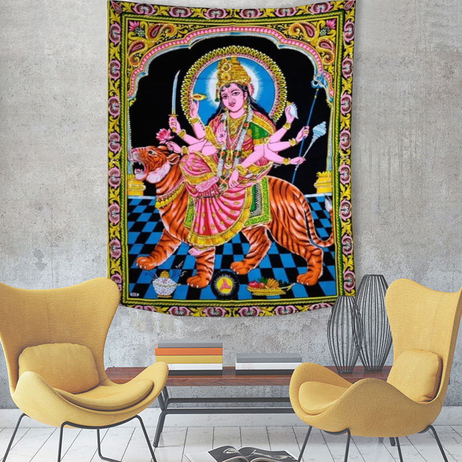 Indian God Tapestry Set, Shiva - Home Office Yoga Room avis et prix