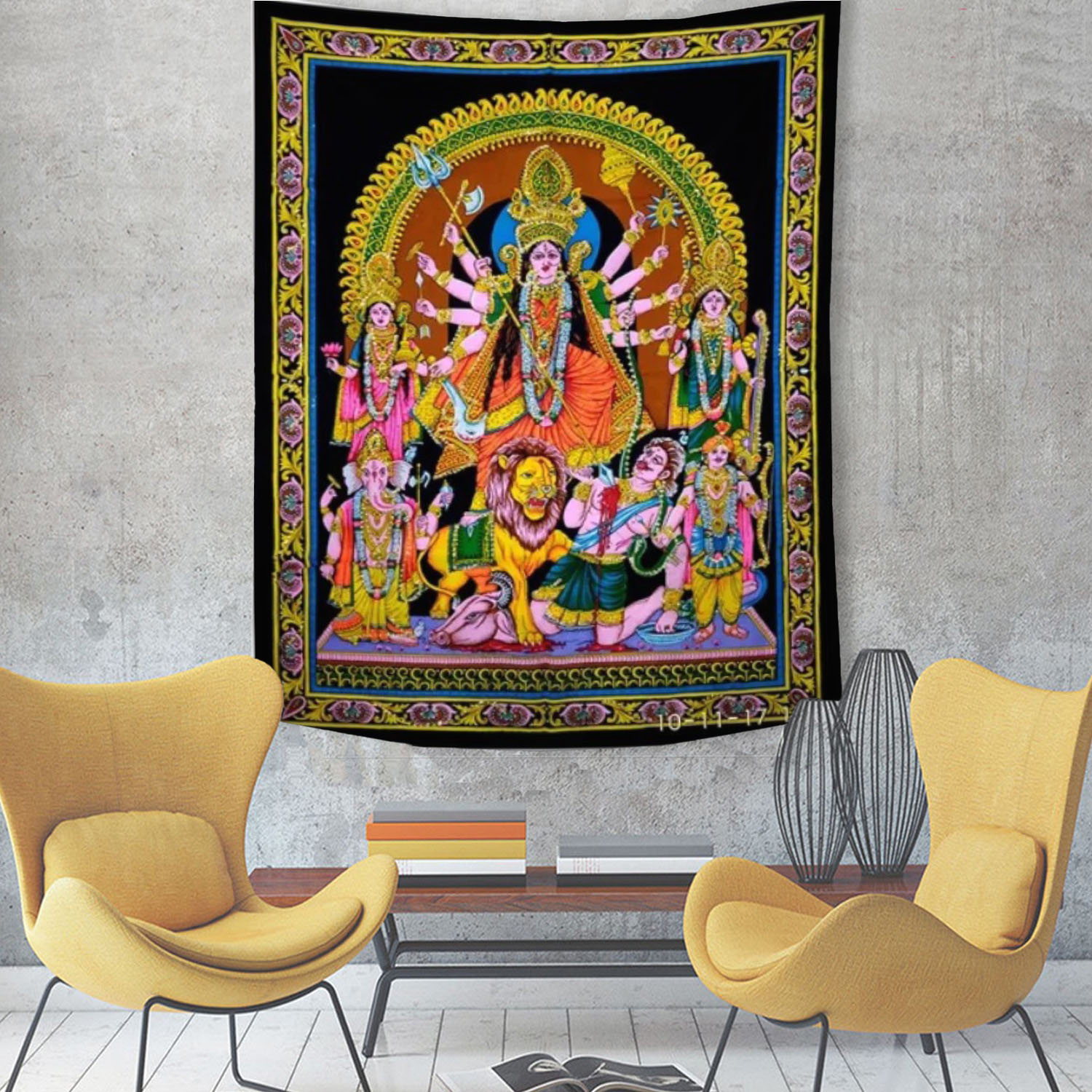 Indian God Tapestry Set, Shiva - Home Office Yoga Room avis et prix